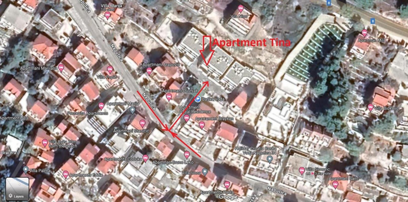 Apartment Tina Baška Voda المظهر الخارجي الصورة